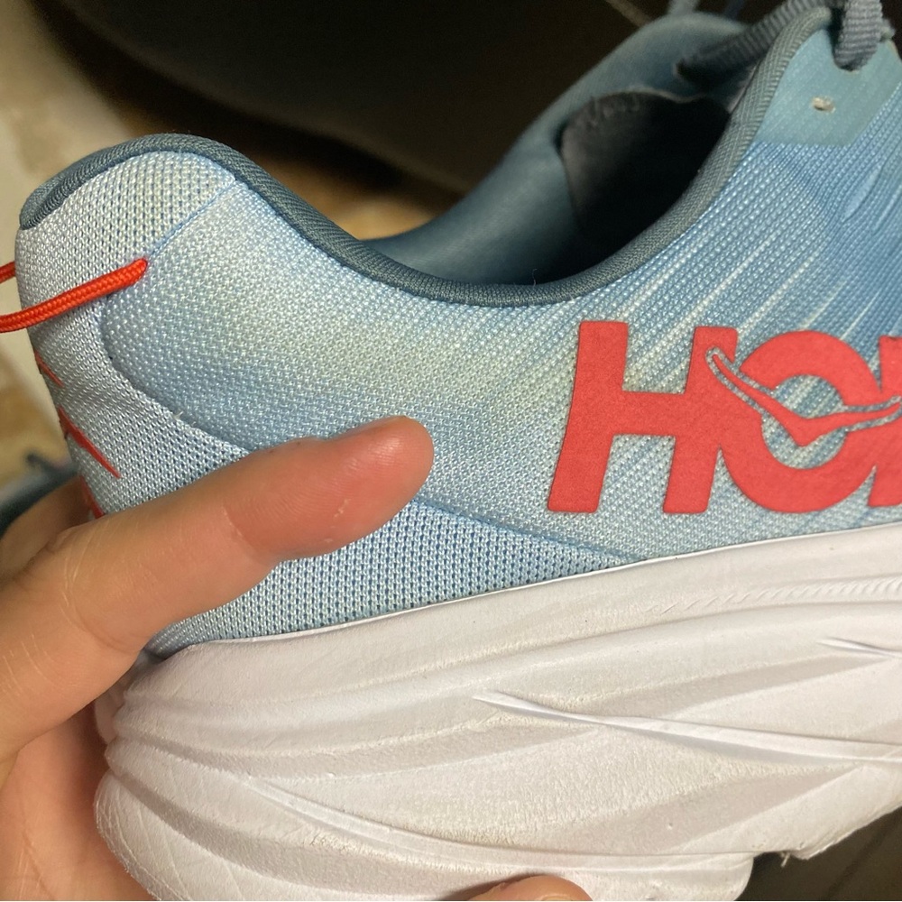 Hoka Rincon 3 Running Shoes Men 11D Blue Mountain Spring Summer Song 1119395MSSS - Picture 16 of 16